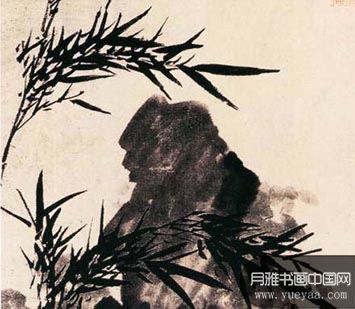 书画图文-古代书画赏析明代姚绶《竹石图》