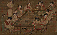 书画高清-宫乐图 佚名 唐代 ok 书画高清-宫乐图 佚名 唐代 ok
