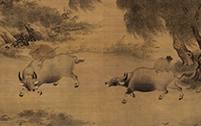 书画高清-风雨牧归图 赵佶 宋代 绢本120X103